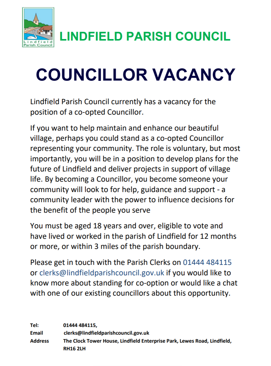 Councillor Vacancy