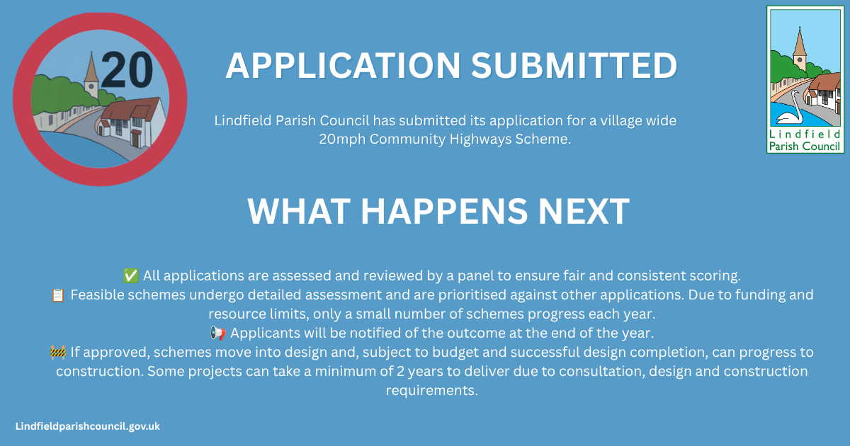 20 mph Application Submitted